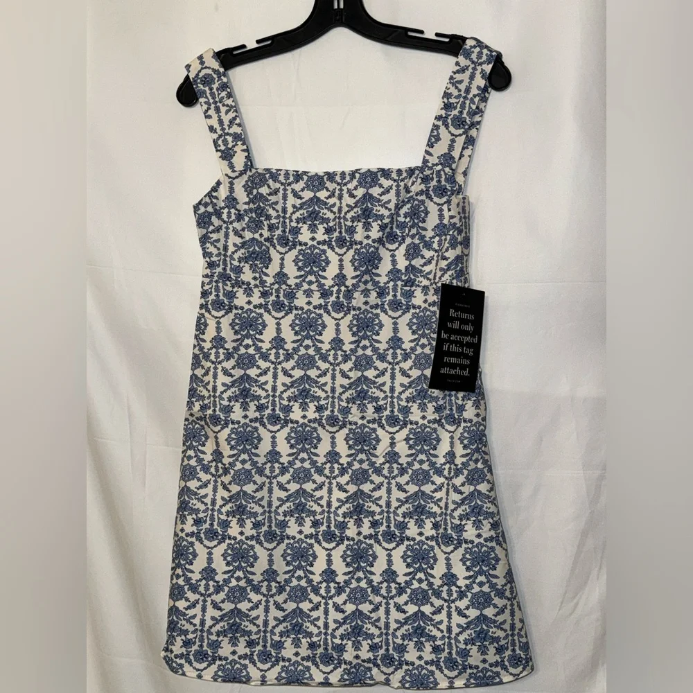 HYACINTH HOUSE
Blue & White Volos Mini Dress - Picture 6 of 12